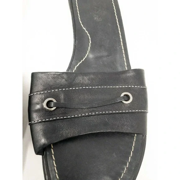 Tods Slides Leather Sandals - Picture 5 of 7